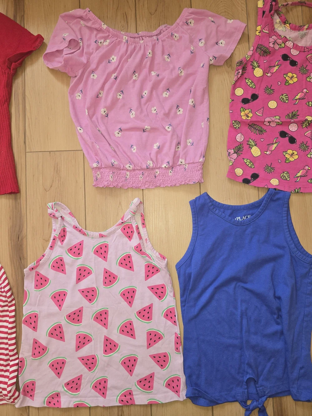 Girls Bundle Of 7 Tops